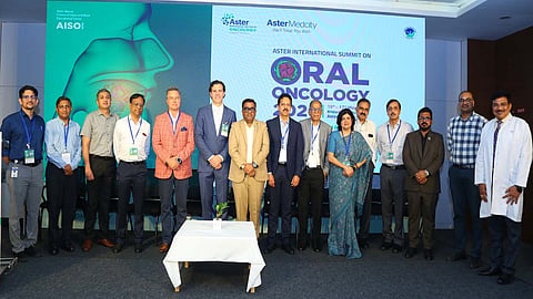  From the three-day Aster International Summit on Oral Oncology (AISO 2026) conducted by The Centre of Excellence in Head & Neck Surgery and Oncology at Aster Medcity.