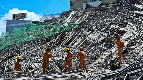 3 dead, 17 mostly workers still missing in collapse of unfinished hotel in Philippines