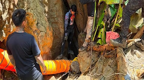 5 villagers missing in flooded Laos cave for more than week found alive: rescuers 