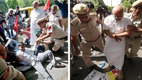 CPI(M) leaders detained during protest at ED headquarters