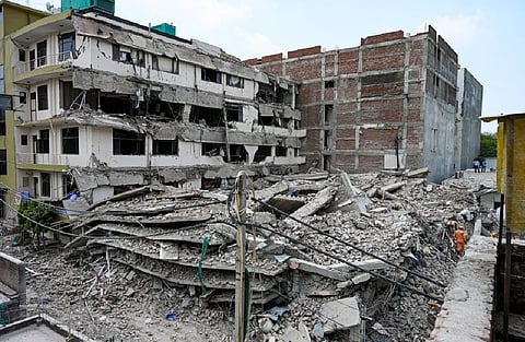 Saket building collapse: Death toll rises to 4, FIR registered