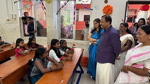 BJP MLA V Muraleedharan’s sweet distribution