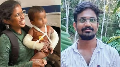 Akhila with Arshid, Ashkar