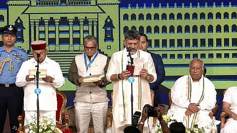 D K Shivakumar takes oath as Karnataka Chief Minister 