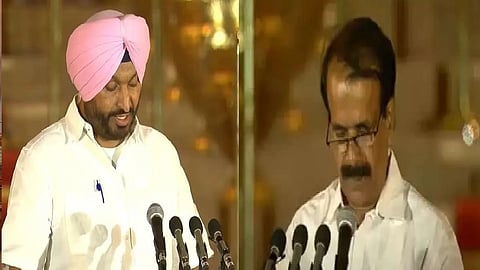 BJP leaders Ravneet Singh Bittu and George Kurian