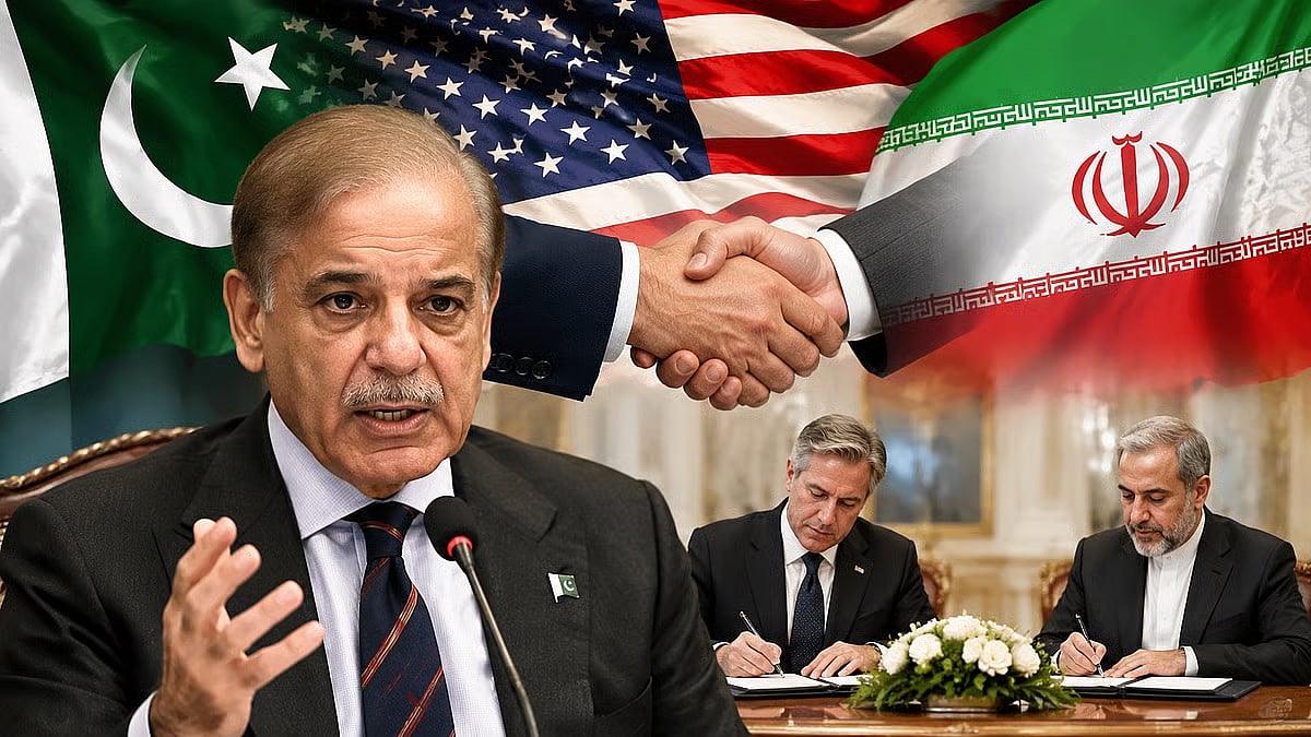 Diplomatic meeting representing the Iran-US peace deal