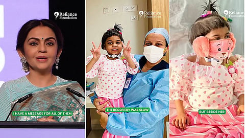 Mrs. Nita Ambani shared the extraordinary journey of 9-year-old Lavanya who underwent a life-saving heart transplant at the Reliance Foundation hospital