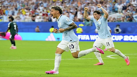 Uruguay's Maxi Araujo scores equalizer in 1-1 World Cup draw with Saudi 