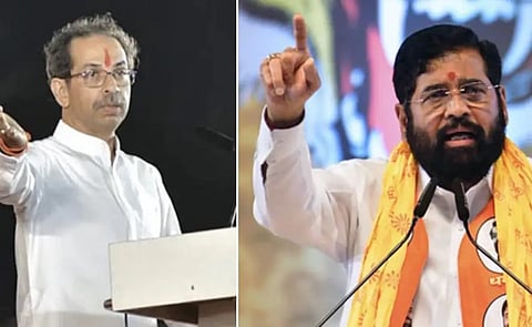 Uddhav Thackeray  and Eknath Shinde
