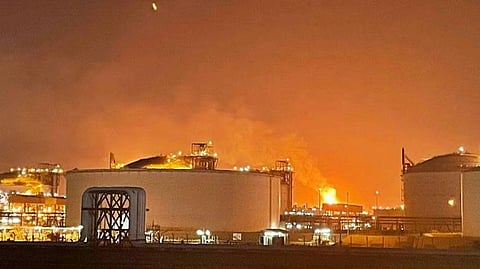 Qatar gas supply facility explosion