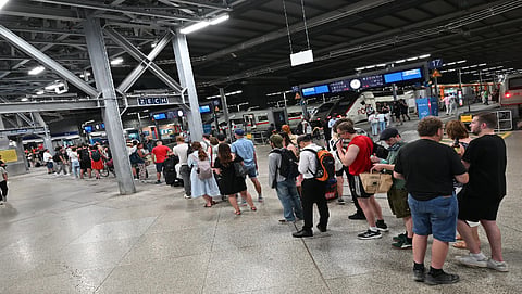 Trains halted across Germany because of communication system problem