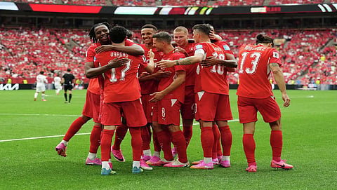 Switzerland wraps up first place in Group B at World Cup with 2-1 victory over Canada