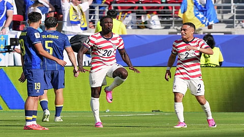 Balogun gets US''s go-ahead goal against Bosnia and then red card