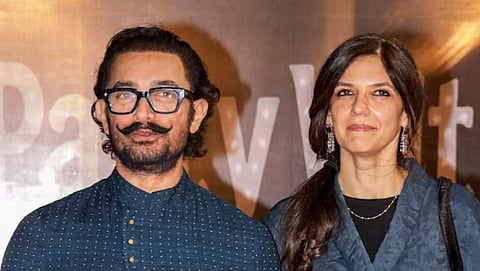 Superstar Aamir Khan and  partner Gauri Spratt