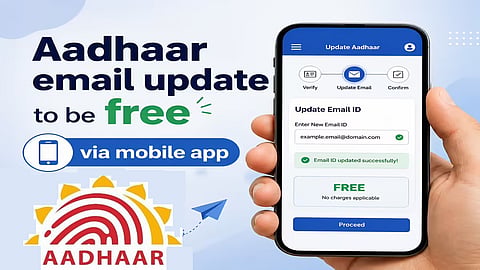 UIDAI enables free email update via Aadhaar app 