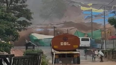 Families were evacuated after Wayanad landslide
