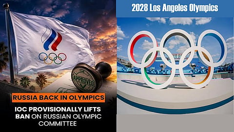 IOC eases path toward Russia returning with full team at 2028 LA Olympics 