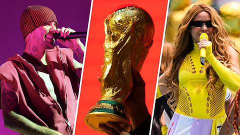 Justin Bieber and more join World Cup final halftime show featuring Madonna, Shakira and BTS