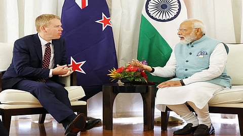 PM Modi holds talks with New Zealand's opposition leader