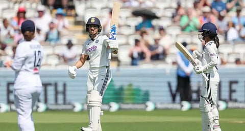 Yastika makes history at Lord''s with maiden Test ton as India set England 457-run target