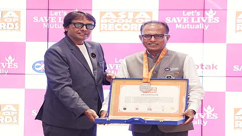 Kotak Mutual Fund's 'Let's Save Lives Mutually' Initiative Enters Asia Book of Records