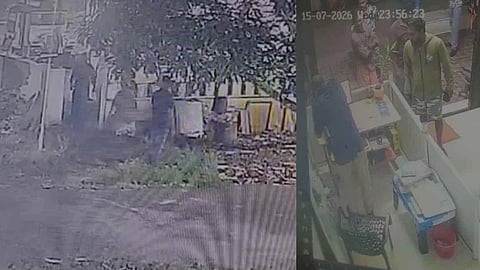 KSEB office attack- CCTV footage visuals