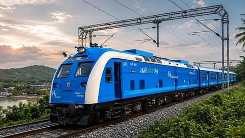 PM Modi flags off India's first hydrogen-powered train from Haryana's Jind