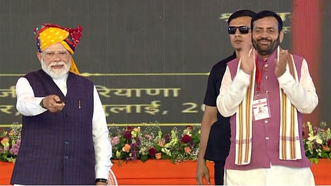 Lays foundation stone of development projects worth Rs 14,700 cr in Haryana