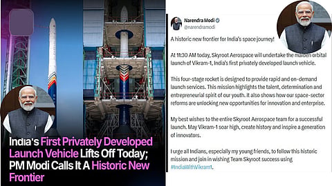 Skyroot Aerospace to undertake maiden orbital launch of Vikram-1