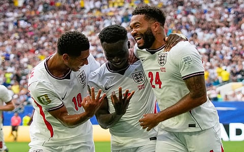 Saka's hat trick lifts England past Mbappé and France 6-4 in wild World Cup third-place game