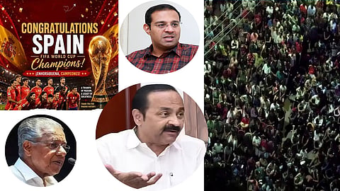 Kerala leaders congratulate Spain after FIFA World Cup triumph