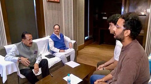 Meeting of CJP, Union ministers underway after Pradhan's resignation