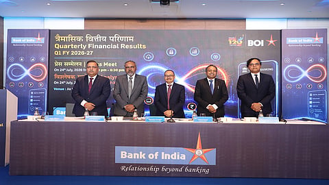 Bank of India’s Q1 FY27 Net Profit rises 36.23% YoY to ₹3,068 crore