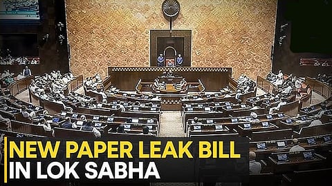 Govt introduces bill in Lok Saba for stricter measures to check paper leaks