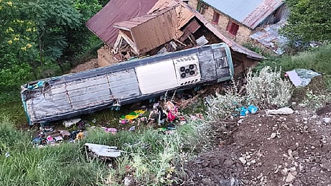 39 injured as bus carrying Amarnath Yatra pilgrims skids off road in J-K 