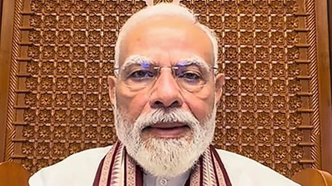 In this screengrab from a video posted on July 24, 2026, Prime Minister Narendra Modi shares a video message thanking youngsters for watching his previous video and sending insightful suggestions, in New Delhi.
