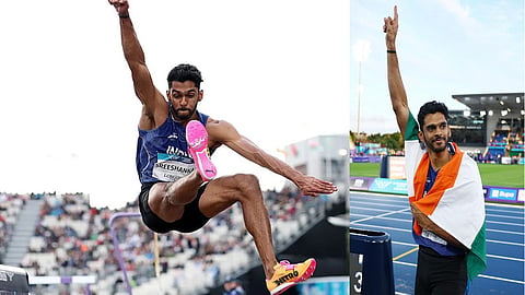 Sreeshankar leaps into history with second straight CWG long jump medal