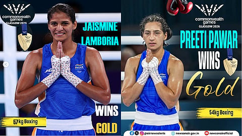 Preeti, Jaismine win gold in women's 54kg and 57kg boxing