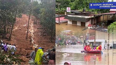 Three killed in landslides as heavy rain triggers floods across Kerala