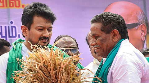 LoP in the Tamil Nadu Legislative Assembly and Dravida Munnetra Kazhagam (DMK) youth wing secretary Udhayanidhi Stalin.