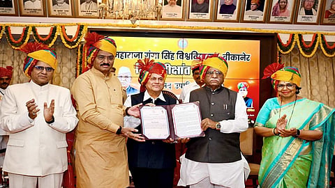 75th Hnorary Doctorate of Achyuta Samanta Conferred by Maharaja Ganga Singh University