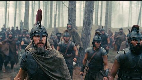 A scene from Christopher Nolan's 'The Odyssey'.