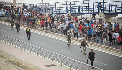 Hundreds of migrant children are stranded in Spain's Ceuta after mass crossing 