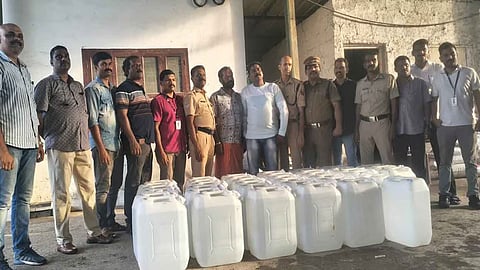 Excise seizes 1,350 litres of spirit, arrests two in Kerala