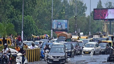 Waterlogging, traffic snarls in several parts of Delhi as heavy rain lashes city 