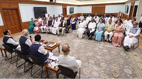 PM hosts MPs of NDA allies over breakfast