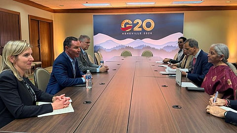 Sitharaman in US' Asheville city for G-20 finance ministerial meet