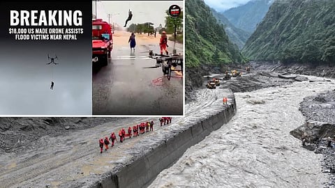 When roads end, drones carry dead home in flood-hit Nepal