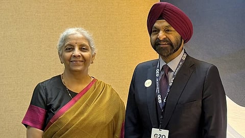 Sitharaman meets World Bank chief Ajay Banga, discuss deepening cooperation