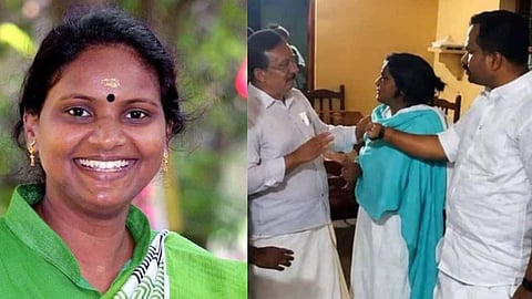 Congress MLA Ramya Haridas, party workers clash; police register case